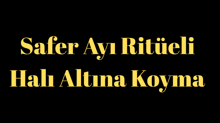 Safer Ayı Ritüeli: Bolluk ve Korunma İçin Enerji Çalışması