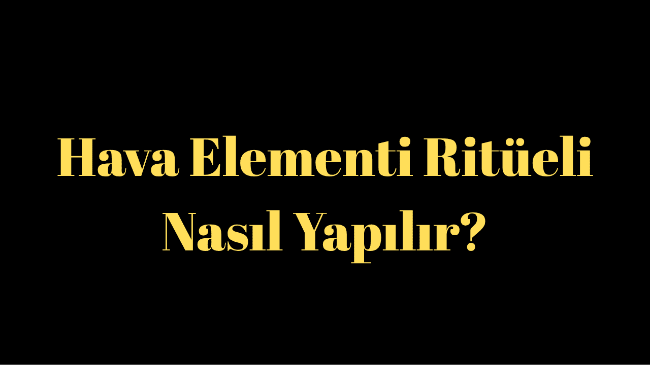 Ateş Elementi Ritüeli