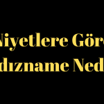 Niyetlere Göre Yıldızname
