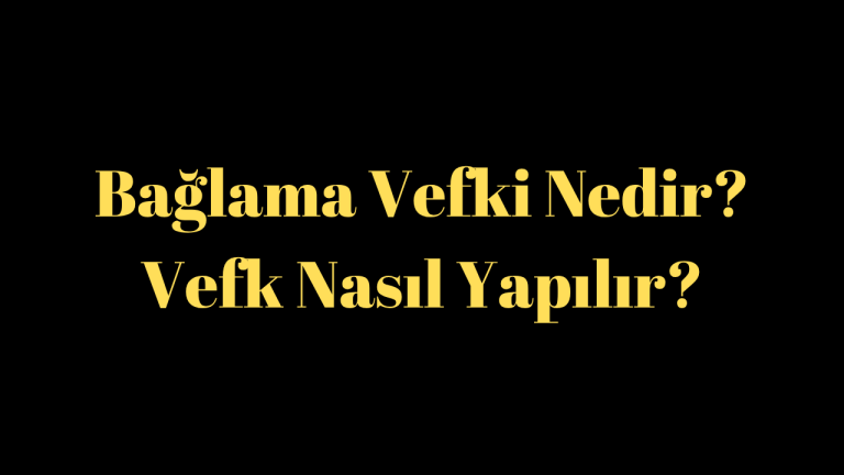 Bağlama Vefki Nedir? Vefk Nasıl Yapılır?